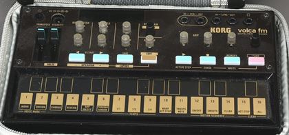 Korg-Volca FM2 with case and stand